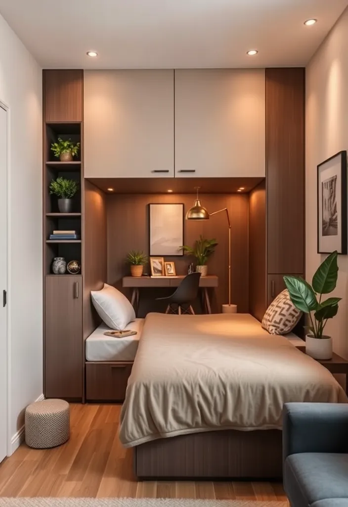 23 Genius Ways to Maximize Space in Studio Apartments (You Won't Believe #5!) - 1. Invest in a Murphy Bed