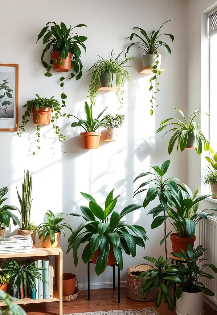 23 Genius Ways to Maximize Space in Studio Apartments (You Won't Believe #5!) - 13. Decorate with Plants