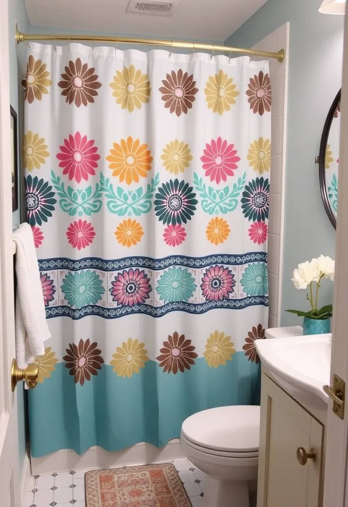 23 Small Bathroom Ideas That'll Make You Say 'Why Didn't I Think of That?' - 18. Customizable Shower Curtains