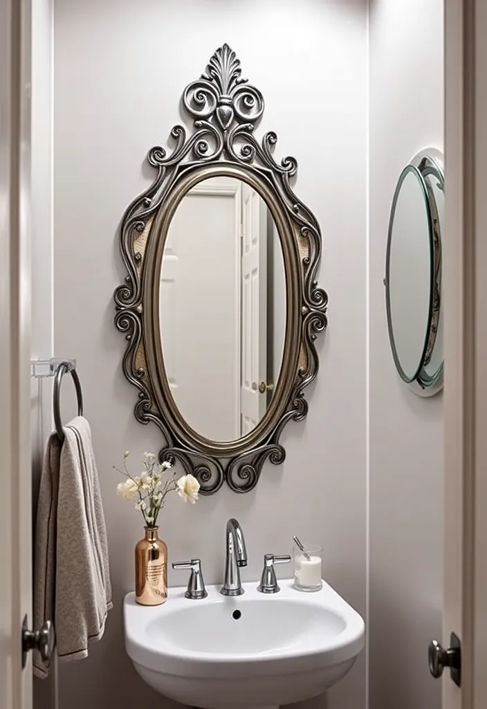 23 Small Bathroom Ideas That'll Make You Say 'Why Didn't I Think of That?' - 20. Wall-mounted Mirrors