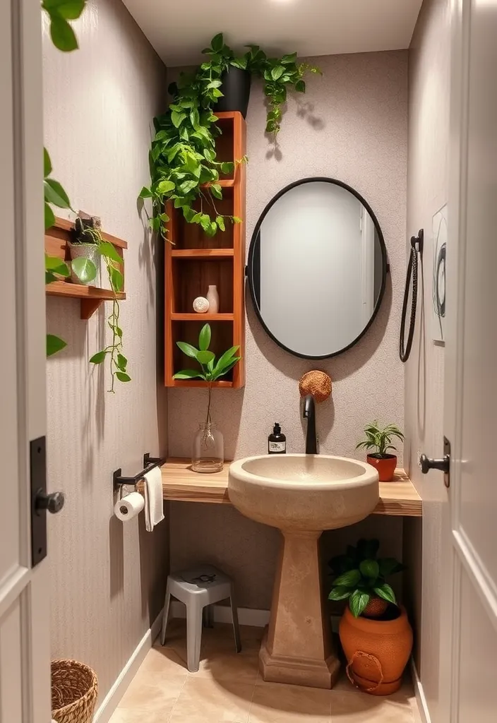 23 Small Bathroom Ideas That'll Make You Say 'Why Didn't I Think of That?' - 7. Natural Elements