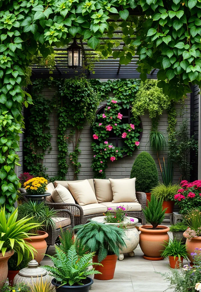 23 Stunning Patio Privacy Ideas That'll Make Your Outdoor Space a Personal Oasis! - 1. Lush Greenery Walls