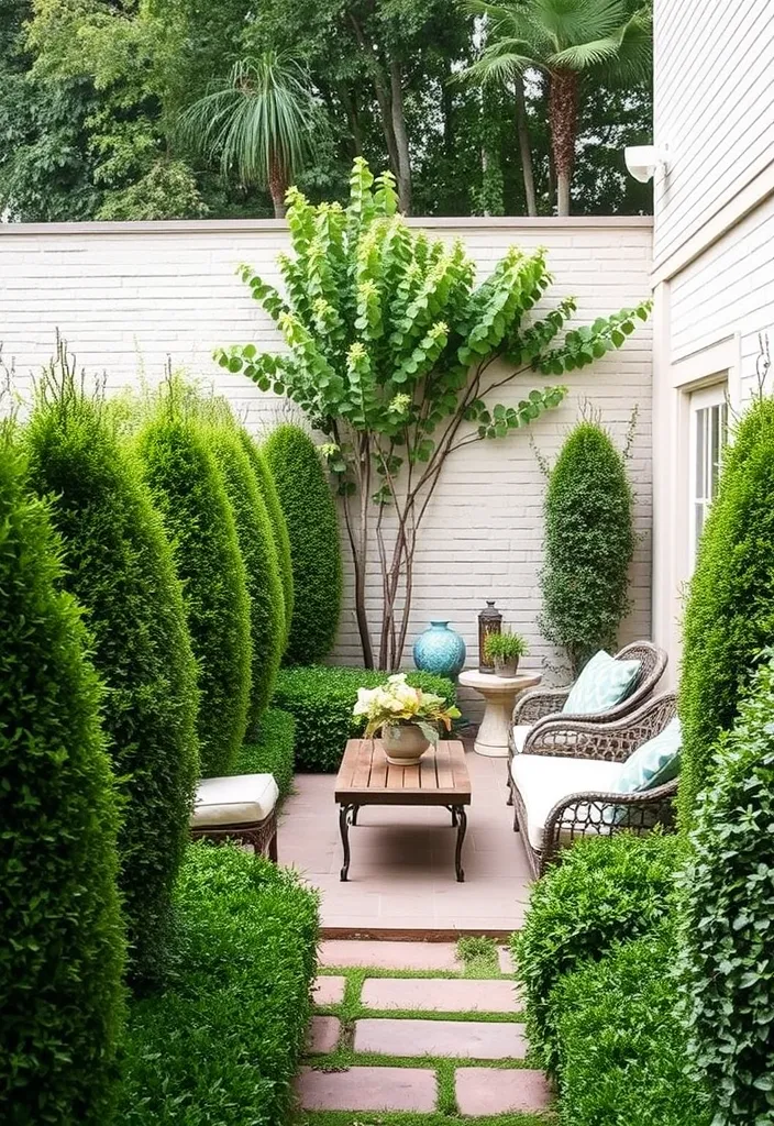 23 Stunning Patio Privacy Ideas That'll Make Your Outdoor Space a Personal Oasis! - 15. Stylish Privacy Hedges