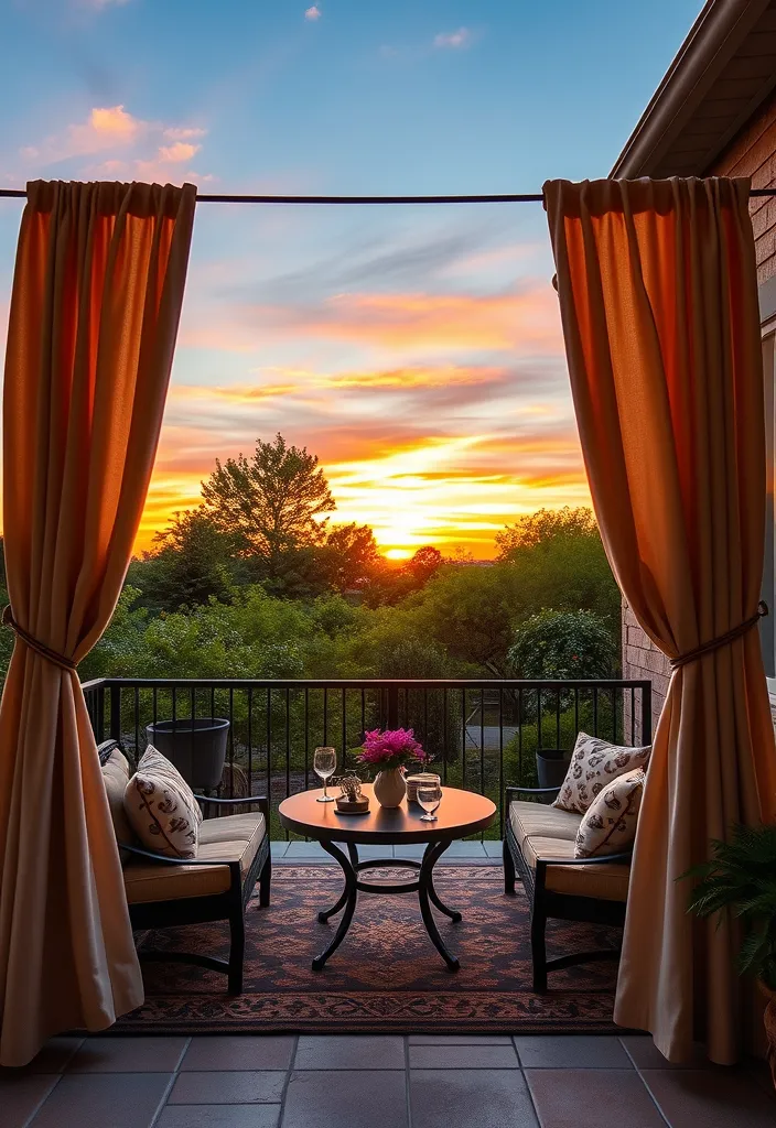 23 Stunning Patio Privacy Ideas That'll Make Your Outdoor Space a Personal Oasis! - 2. Stylish Outdoor Curtains