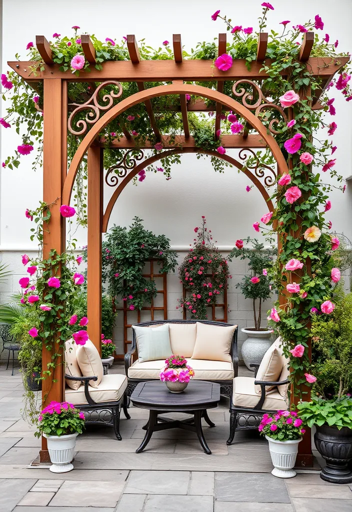 23 Stunning Patio Privacy Ideas That'll Make Your Outdoor Space a Personal Oasis! - 3. Elegant Trellis Screens