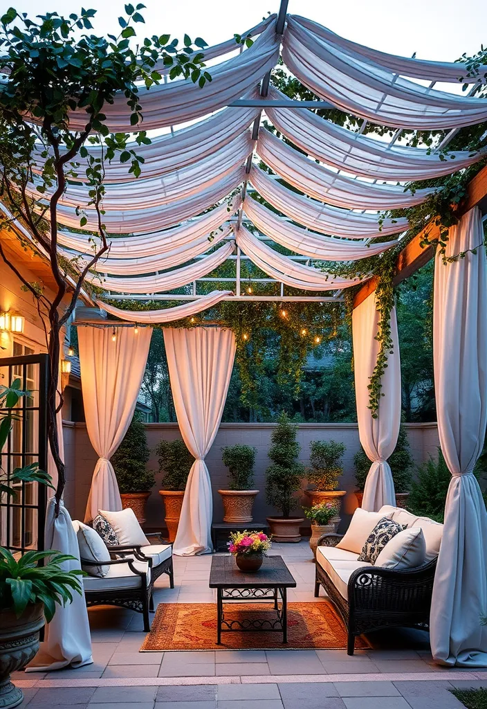 23 Stunning Patio Privacy Ideas That'll Make Your Outdoor Space a Personal Oasis! - 9. Enchanting Pergolas