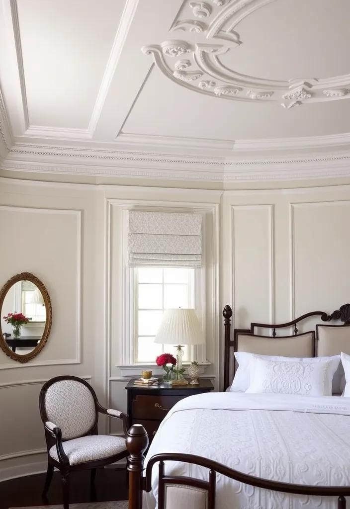 24 Art Deco Bedroom Ideas That Will Inspire Your Next Makeover - 11. Decorative Trims and Molding