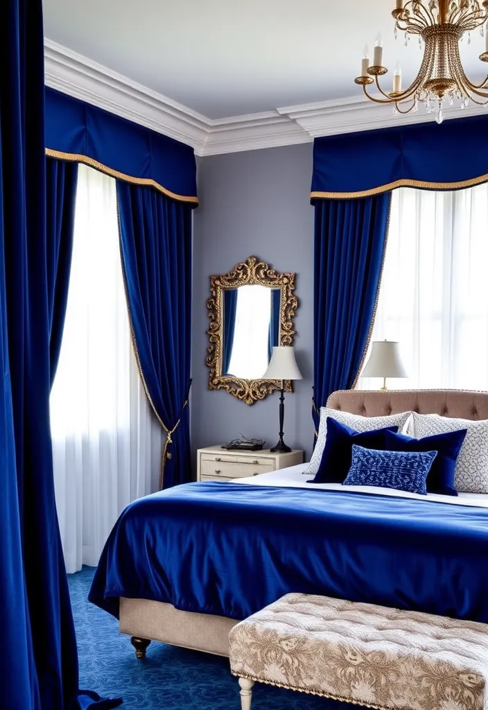 24 Art Deco Bedroom Ideas That Will Inspire Your Next Makeover - 2. Luxurious Fabrics