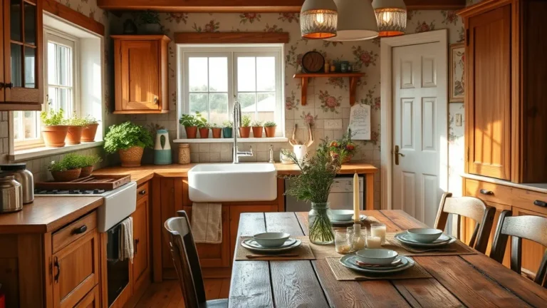 24 Cottage Core Kitchen Ideas That'll Make You Feel Like You're in a Fairytale!