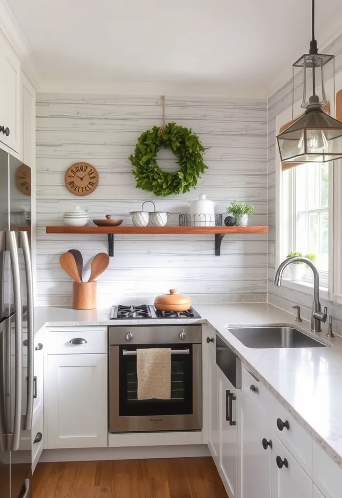 24 Cottage Core Kitchen Ideas That'll Make You Feel Like You're in a Fairytale! - 20. Textured Wall Treatments