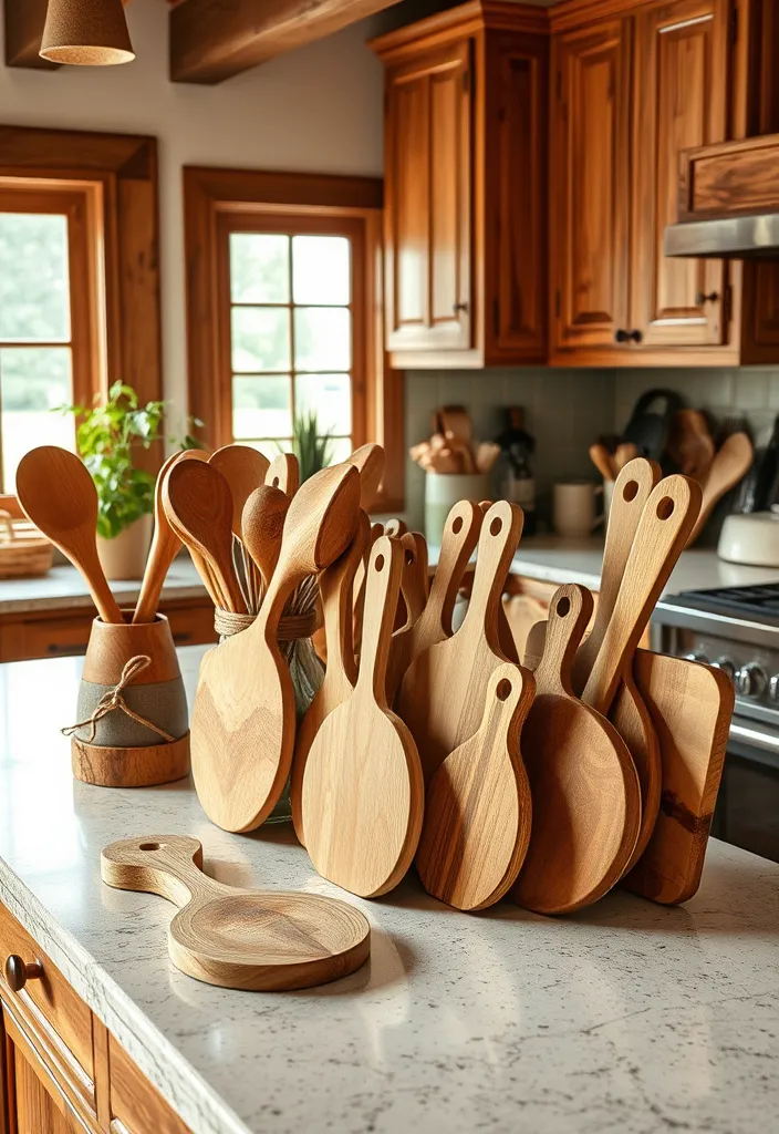 24 Cottage Core Kitchen Ideas That'll Make You Feel Like You're in a Fairytale! - 4. Handcrafted Wooden Accents