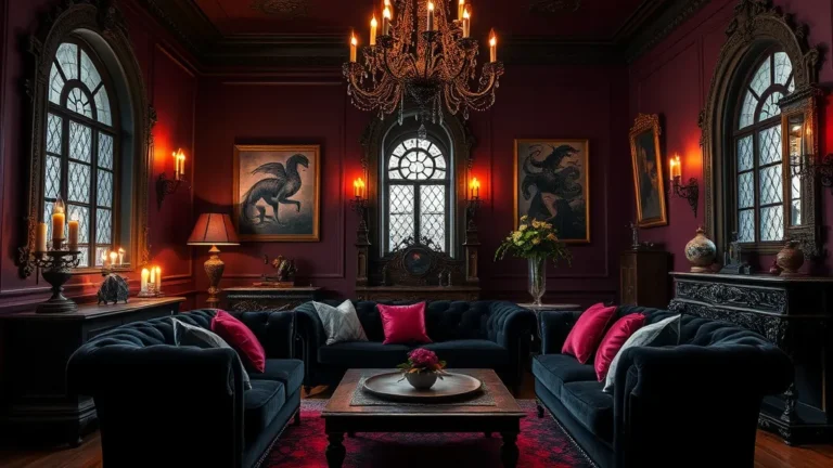 24 Gothic Decor Ideas That'll Transform Your Home into a Moody Masterpiece!