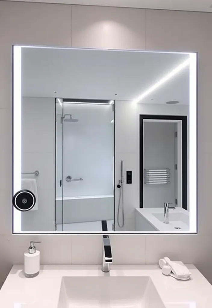 24 Luxury Bathroom Ideas for an Elegant Space That'll Leave You Breathless! - 10. Smart Technology Integration