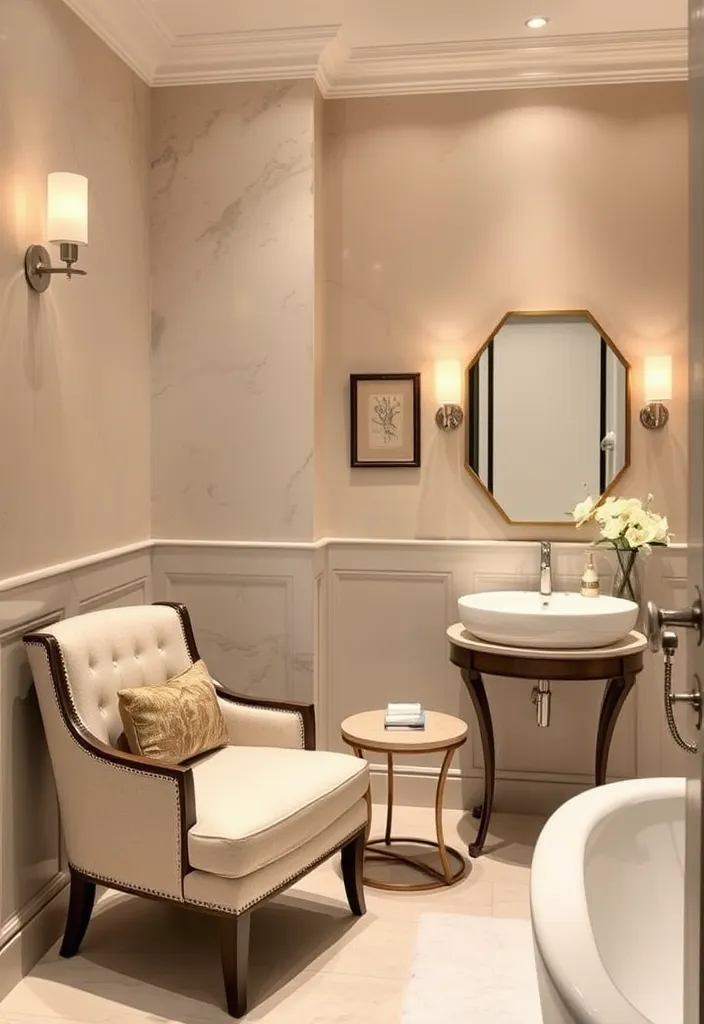 24 Luxury Bathroom Ideas for an Elegant Space That'll Leave You Breathless! - 14. Cozy Seating Areas