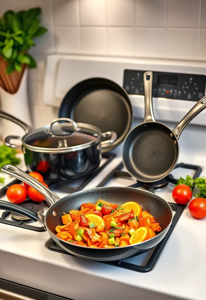 24 Must-Have Kitchen Essentials That Will Transform Your Cooking Game! - 12. Non-Stick Cookware Set