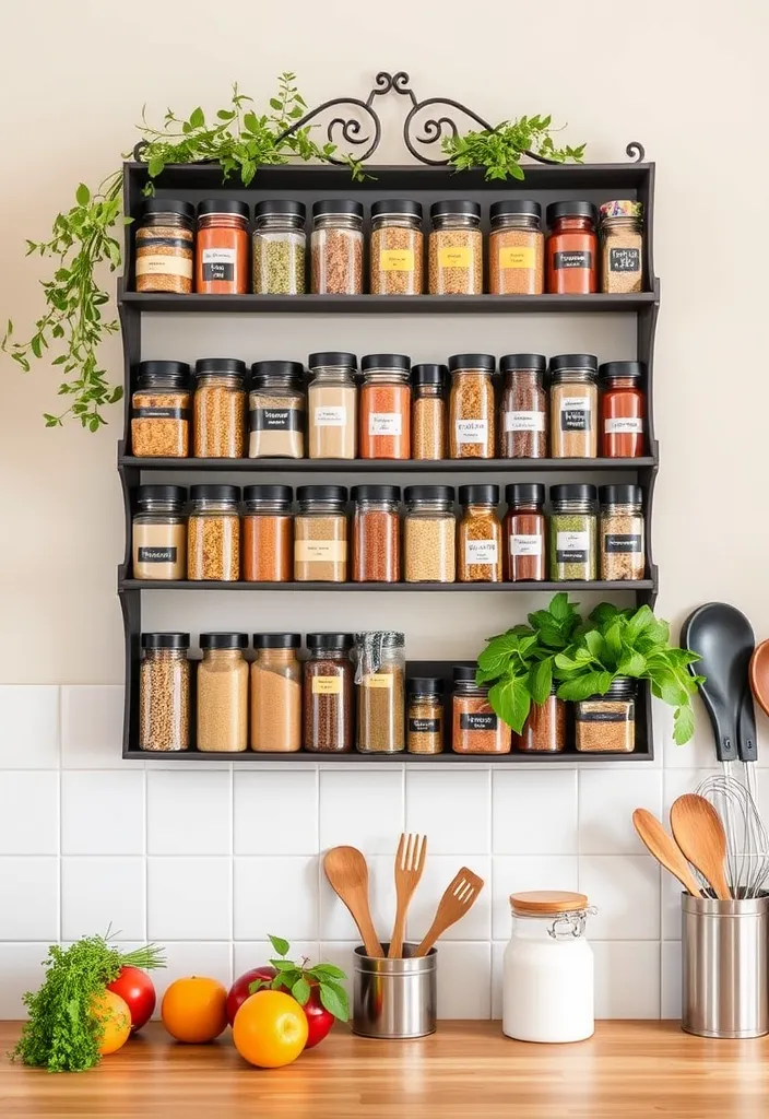 24 Must-Have Kitchen Essentials That Will Transform Your Cooking Game! - 14. Spice Rack Organizer