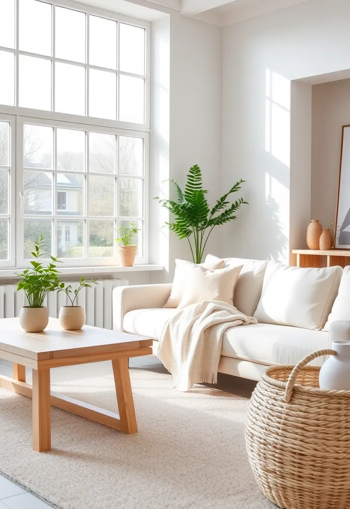 24 Scandinavian Living Room Ideas for Cozy Elegance - 1. Light and Airy Spaces