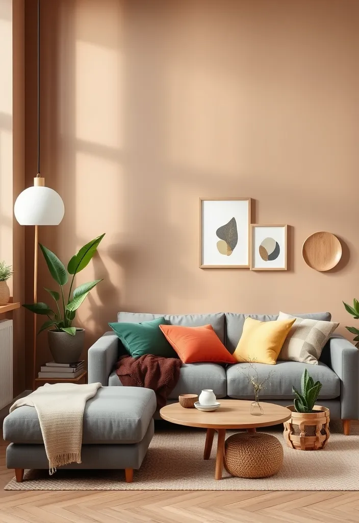 24 Scandinavian Living Room Ideas for Cozy Elegance - 4. Earthy Color Palettes