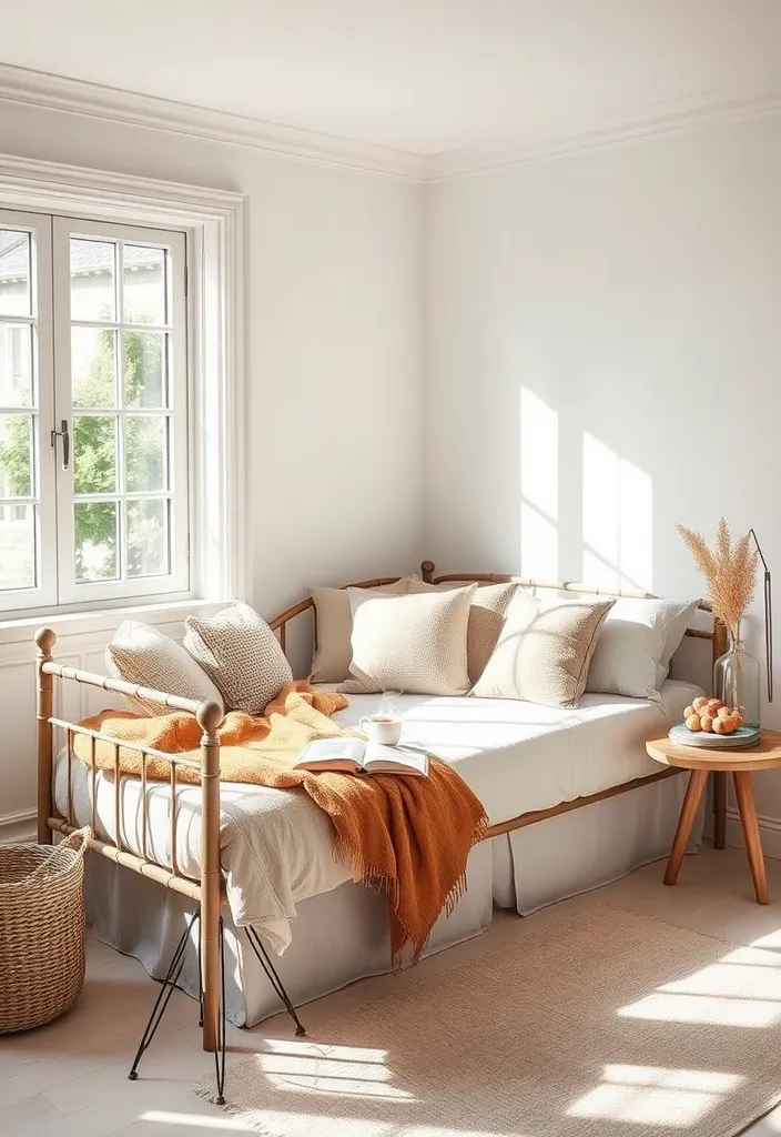 24 Stunning Corner Bed Designs to Maximize Your Space (You’ll Love #12!) - 6. Cozy Corner Daybed