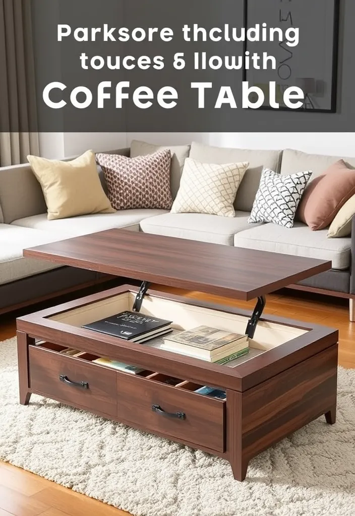 25 Best Chic and Sleek Minimalist Coffee Tables You Need in Your Life! - 6. Functional Storage