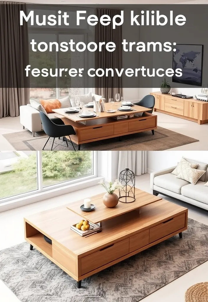 25 Best Chic and Sleek Minimalist Coffee Tables You Need in Your Life! - 7. Multi-Functional Pieces