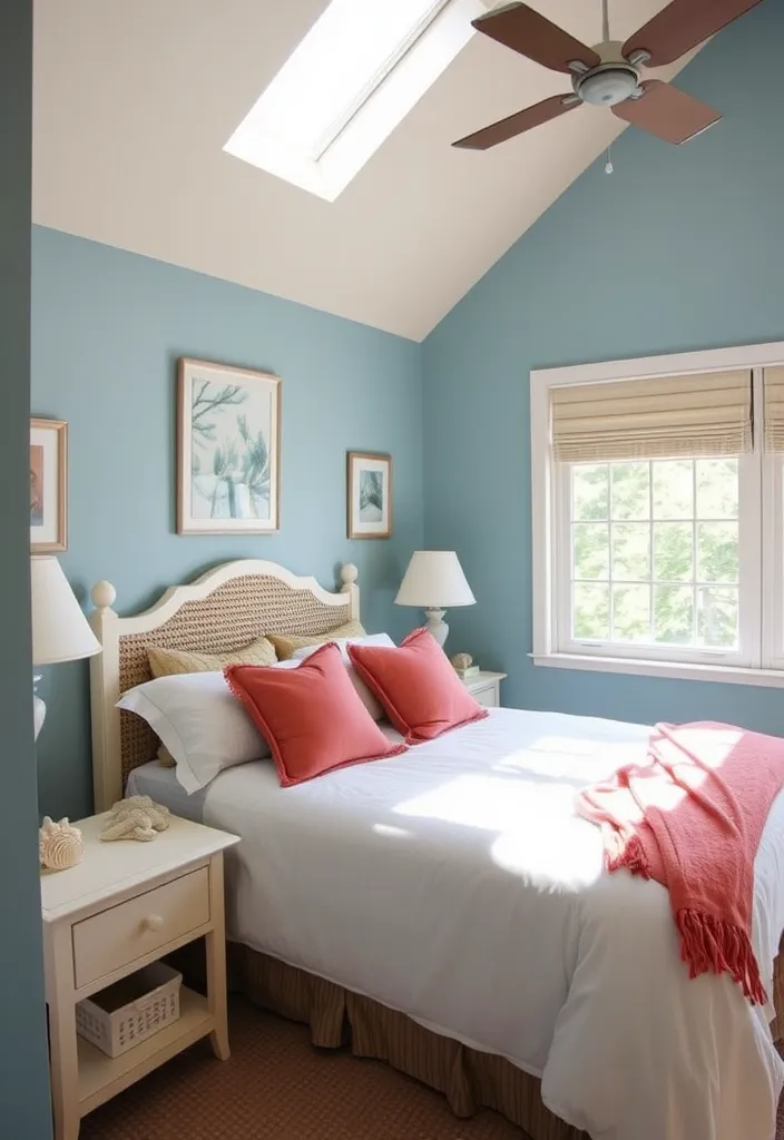 25 Coastal Bedroom Ideas for Dreamy Beach Vibes - 2. Beachy Color Palette