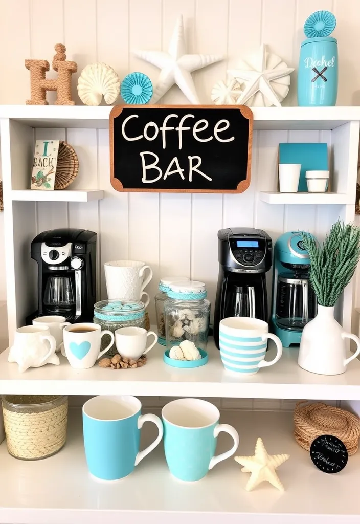 25 Creative DIY Home Coffee Bar Ideas to Perk Up Your Mornings - 13. Themed Coffee Bar