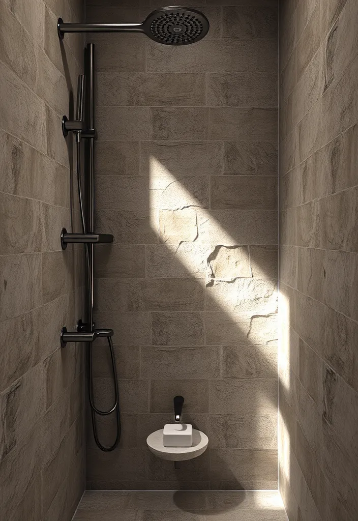 25 Creative Small Bathroom Shower Tile Ideas You'll Love - 3. Textured Tiles for Depth