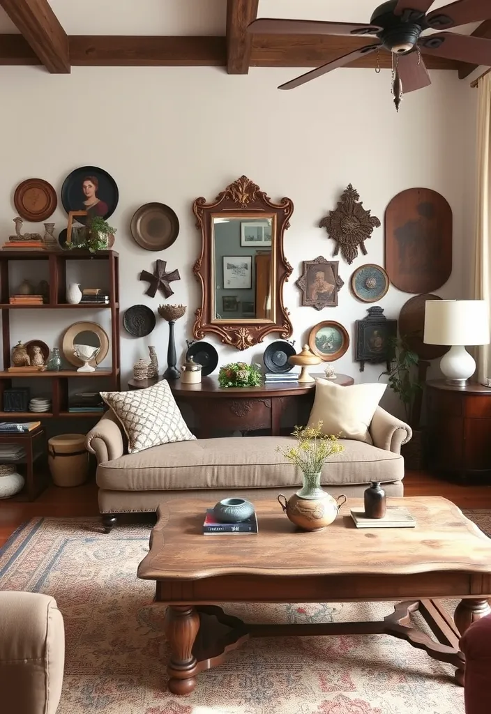 25 Joanna Gaines's Living Room Ideas That Will Transform Your Space (You Won't Believe #12!) - 12. Vintage Finds (You Won't Believe This!)