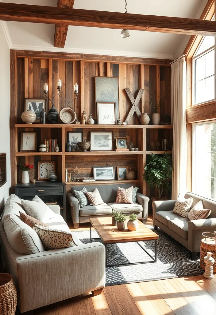 25 Joanna Gaines's Living Room Ideas That Will Transform Your Space (You Won't Believe #12!) - 5. Rustic Accents