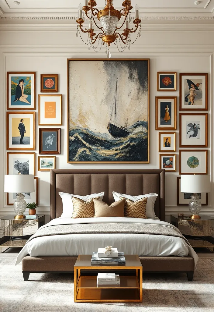 25 Luxury Bedroom Ideas for a Stunning Retreat That Will Leave You Breathless! - 10. Artful Decor