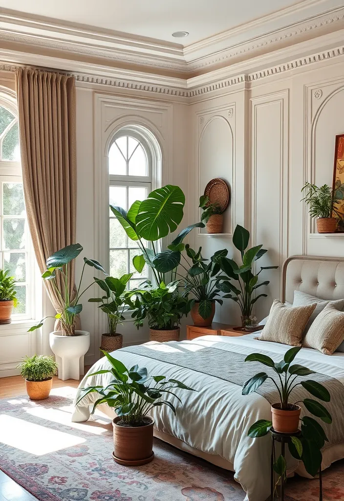 25 Luxury Bedroom Ideas for a Stunning Retreat That Will Leave You Breathless! - 14. Indoor Plants