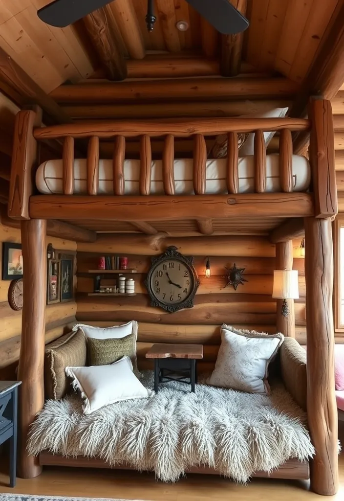 26 Cozy Rustic Bedroom Ideas That Will Inspire Your Next Home Makeover! - 14. Lofted Beds