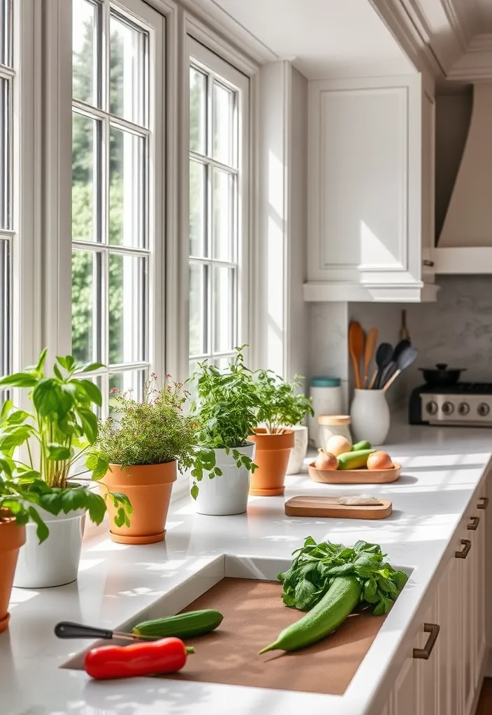 26 Luxury Kitchens That Will Make You Wish You Could Cook Every Day! - 11. Indoor Herb Gardens