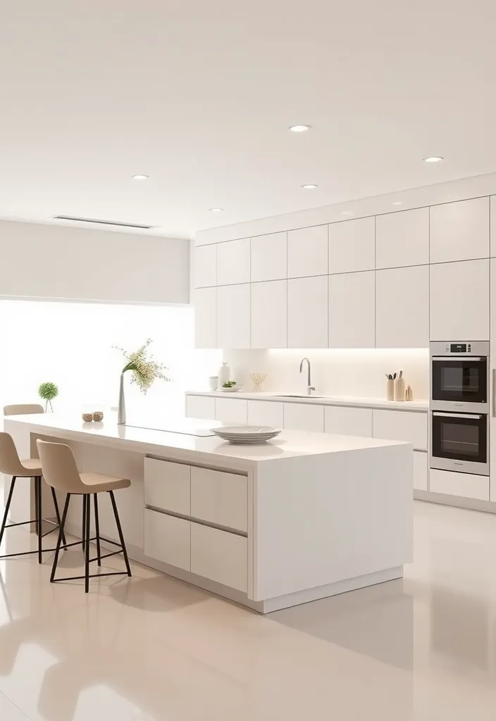 26 Luxury Kitchens That Will Make You Wish You Could Cook Every Day! - 7. Minimalist Aesthetic