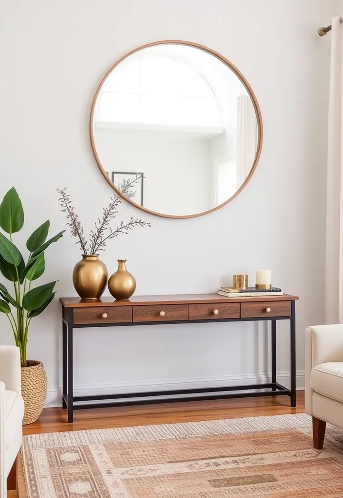 26 Small Space Living Room Ideas That Maximize Every Inch (You Won't Believe #10!) - 3. Mirrors to Enhance Light