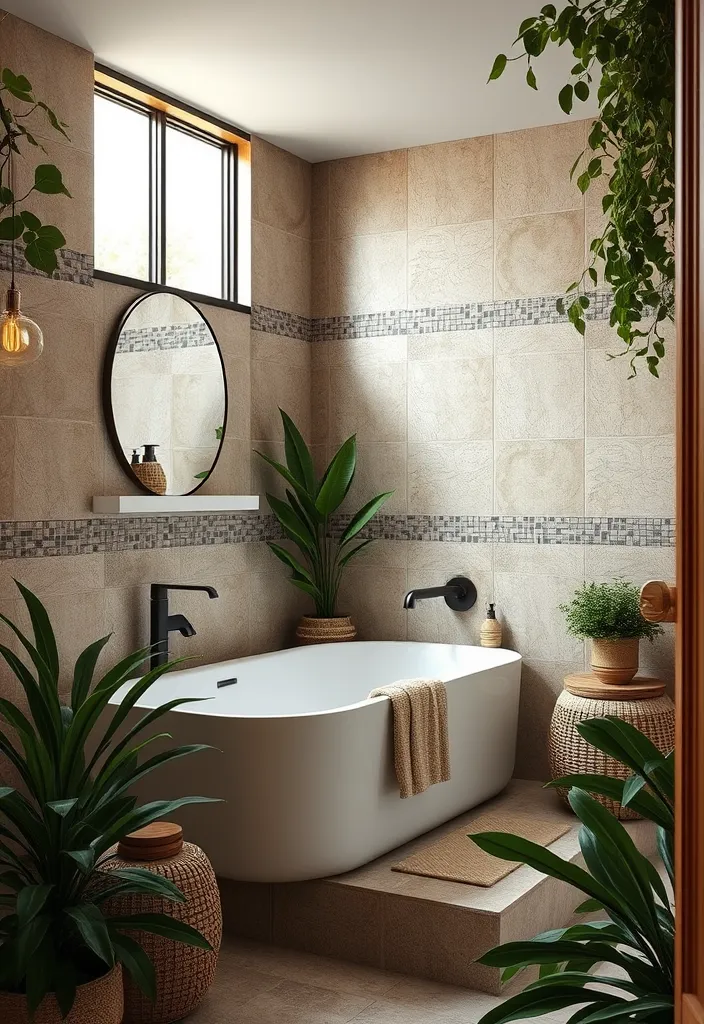 26 Stylish Shower Tile Trim Ideas That Will Transform Your Bathroom into a Spa Oasis! - 16. Eco-Friendly Trim