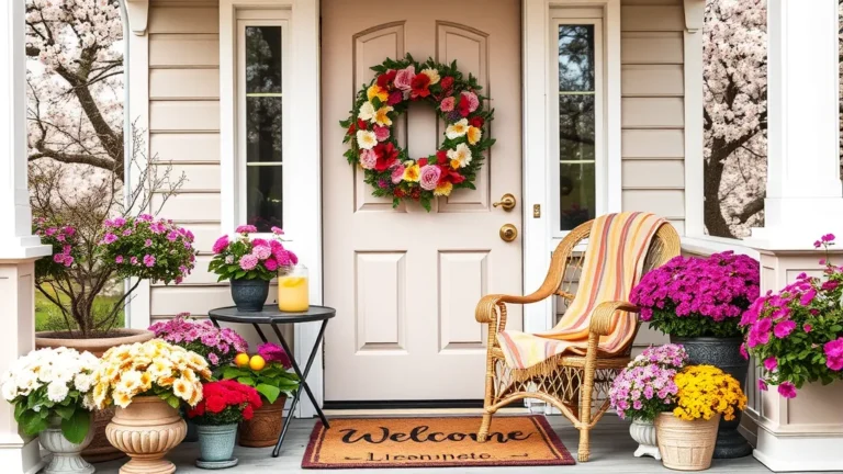 27 Charming Spring Front Porch Decor Ideas That'll Make Your Neighbors Green with Envy!