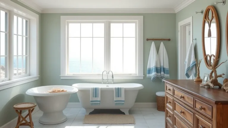 27 Coastal Bathroom Ideas That'll Make You Feel Like You're on Vacation Every Day!