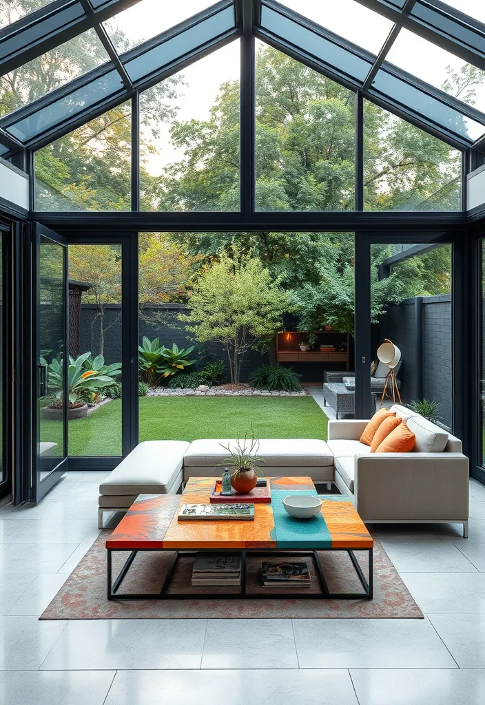 27 Covered Outdoor Patio Ideas You Must Try for Ultimate Relaxation! - 2. Modern Glass Enclosure