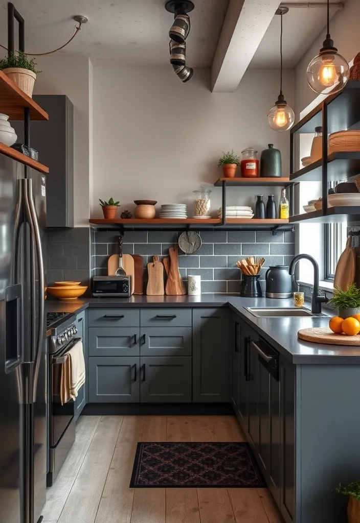 27 Ingenious Industrial Loft Kitchen Ideas for Small Spaces—You’ll Love #15! - 17. Industrial Color Palette