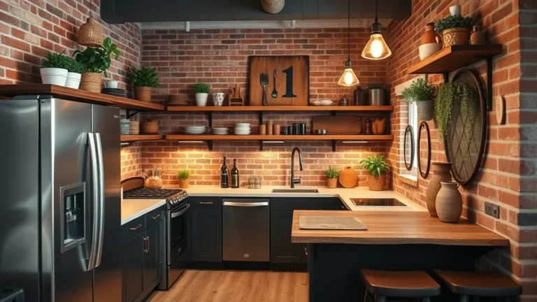 27 Ingenious Industrial Loft Kitchen Ideas for Small Spaces—You’ll Love #15!