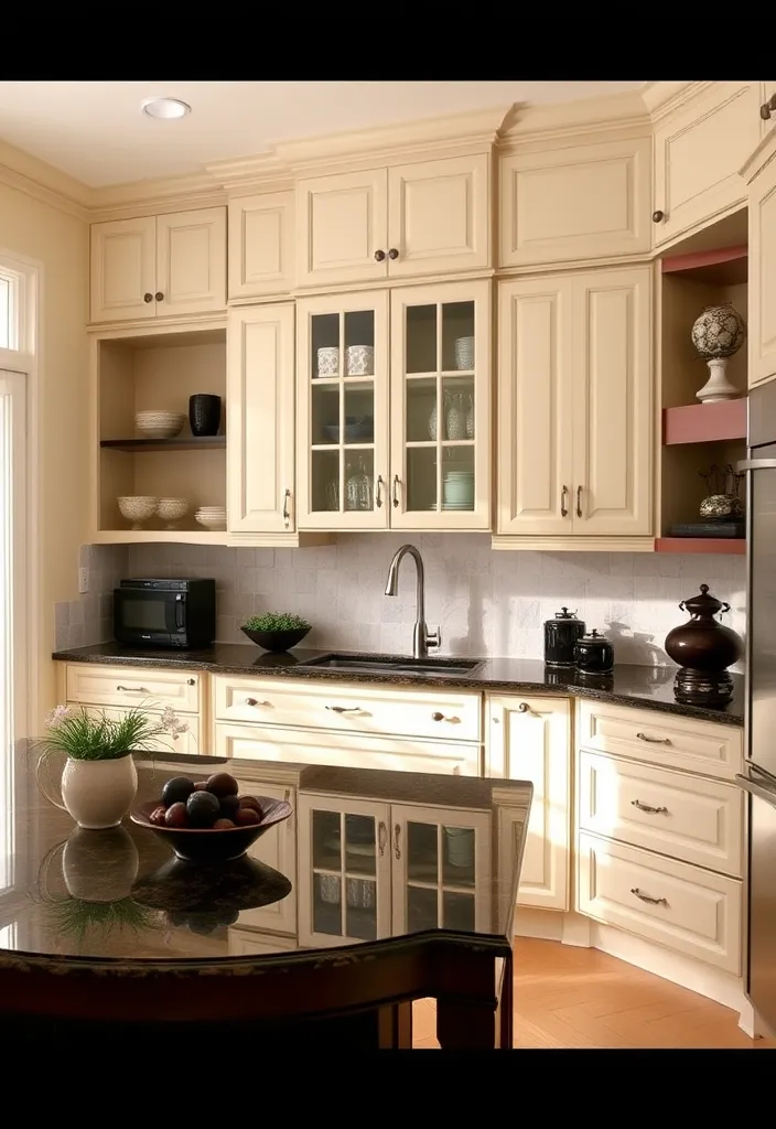 27 Kitchen Cabinet Colors That Will Transform Your Home (You Won't Believe #15!) - 12. Creamy Beige: Neutral Elegance