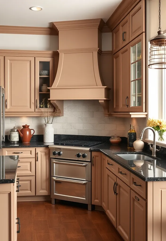 27 Kitchen Cabinet Colors That Will Transform Your Home (You Won't Believe #15!) - 21. Warm Taupe: Earthy and Elegant