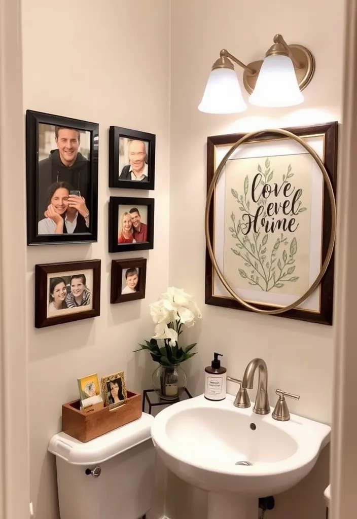 27 Must-See Powder Room Decor Ideas for a Chic Refresh (You Won't Believe #15!) - 22. Personalized Touches