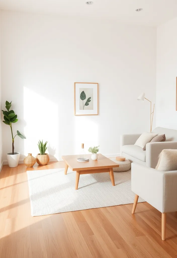 27 Neutral Living Room Ideas for Chic Coziness - 3. Minimalist Scandinavian Style