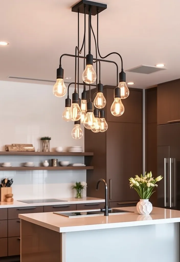 27 Unique Pendant Lighting Ideas to Elevate Your Kitchen - 10. Multi-Light Pendants