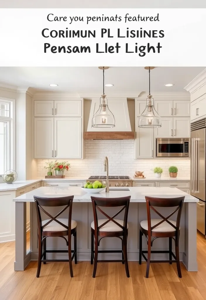 27 Unique Pendant Lighting Ideas to Elevate Your Kitchen - 18. Personalized Custom Fixtures