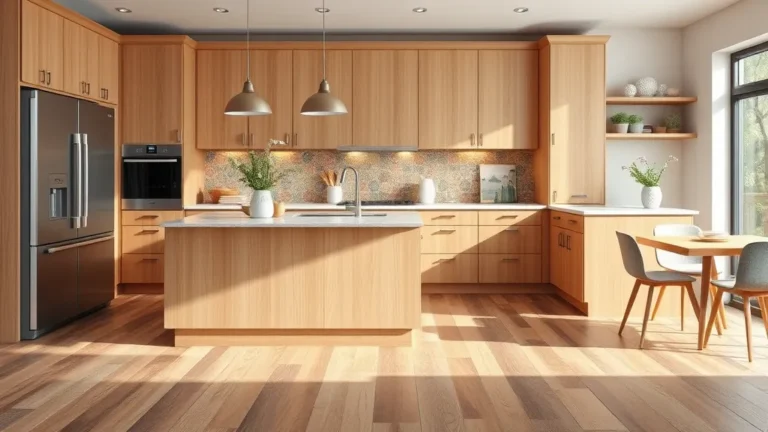 27 Vibrant Kitchen Flooring Ideas to Complement Oak Cabinets