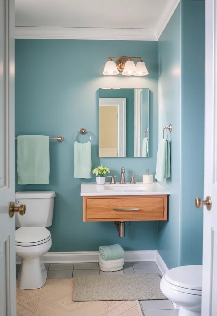 From Basic to Spa-like: 23 Bathroom Decor Ideas to Inspire You - 1. Serene Color Palettes